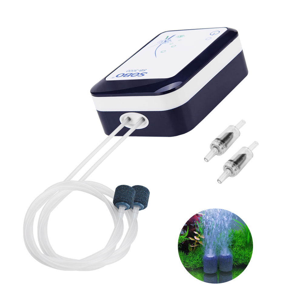 Wild Aquarium Fish - SOBO USB Pengisian Pompa Oksigen Akuarium