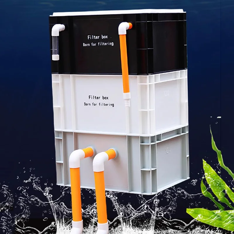 Aquarium Fish In Pond - Filter Akuarium Kotak Turnover, Filter Eksternal