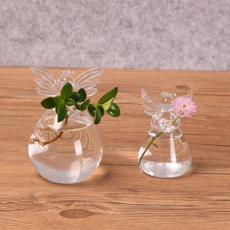 Aquarium Fish Angel - Akuarium Mini Bentuk Malaikat dari Kaca