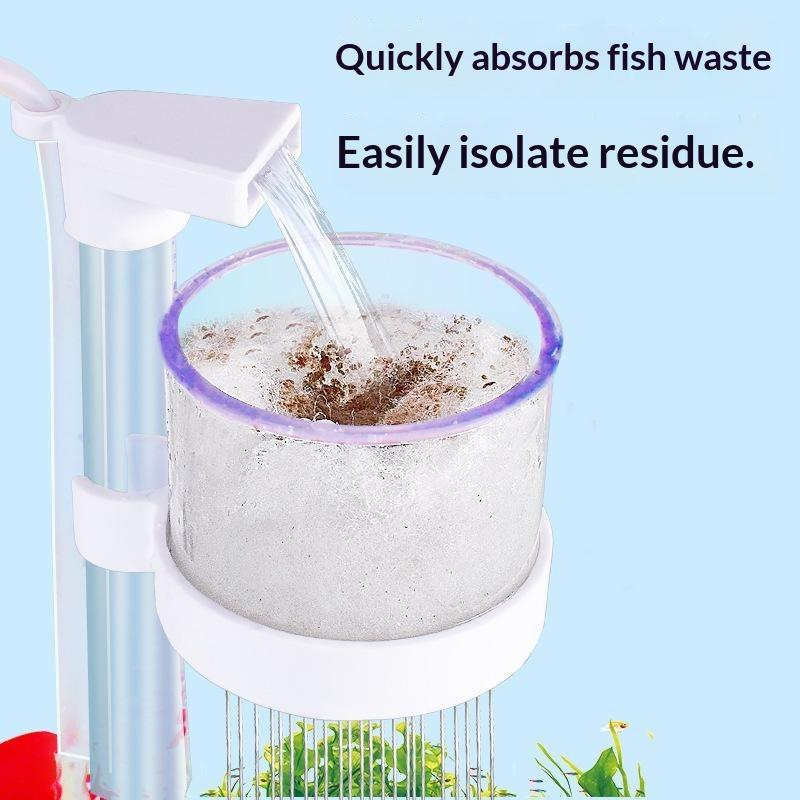 Aquarium Fish Waste Collector - Penghisap Kotoran Ikan Air-Lift 1 Set,