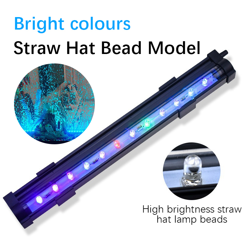 Aquarium Fish Colour - Lampu gelembung LED tangki ikan, lampu
