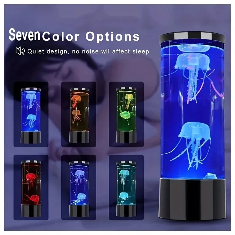Aquarium Fish Discus - Lampu Ubur-ubur LED Remote Control Lampu