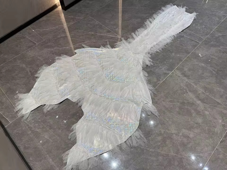 Aquarium Fish Angel - Kostum Renang Ekor Duyung Kulit Ikan