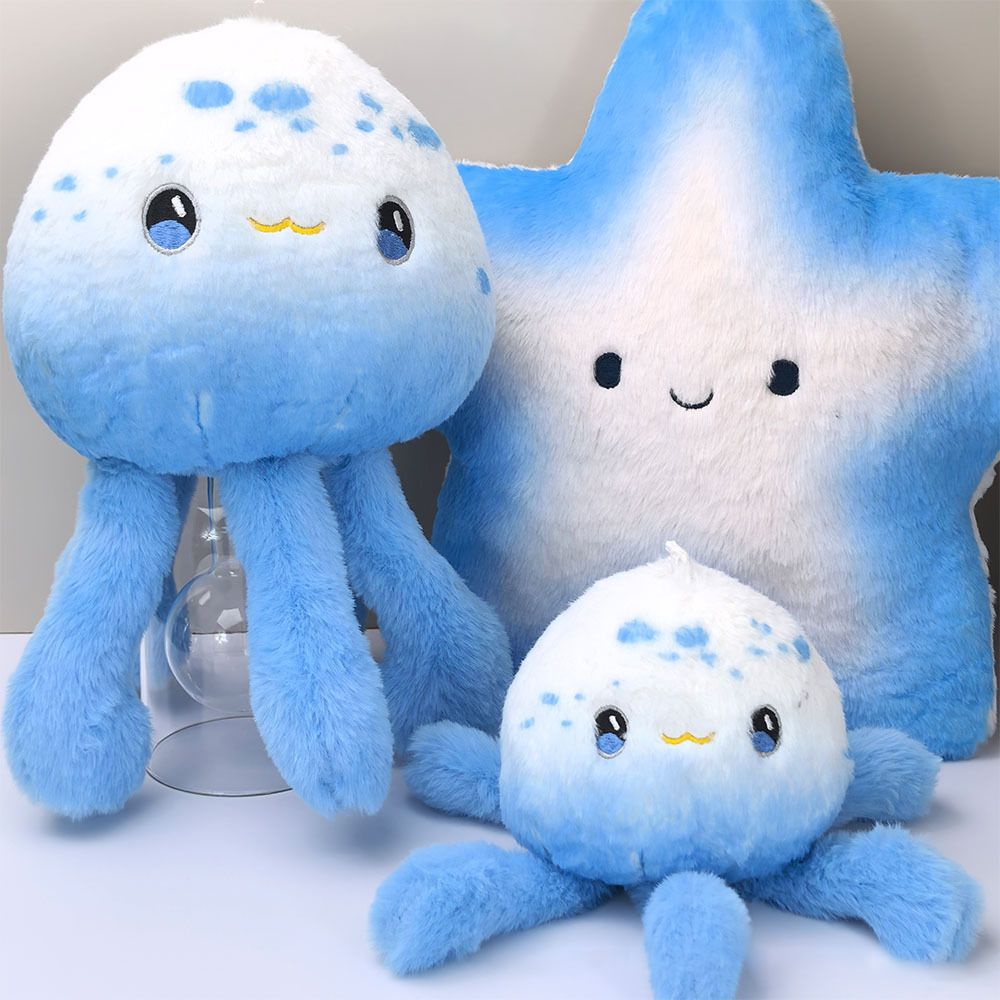 Aquarium Fish Discus - Boneka Ubur-ubur Lucu Kartun Akuarium Ledakan,
