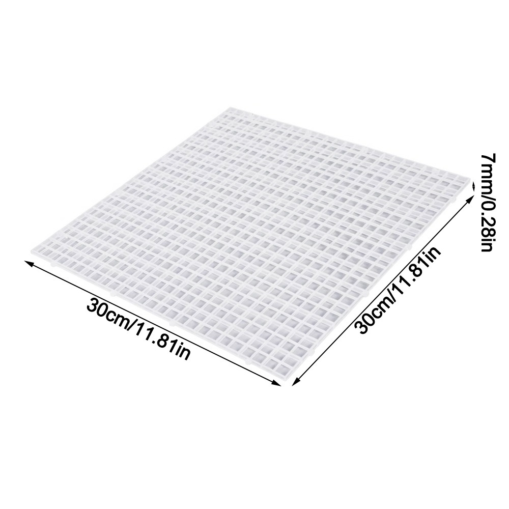 Tank Divider Mesh - Pelat Isolasi Akuarium 30x15/30x30cm, Dapat Dilepas