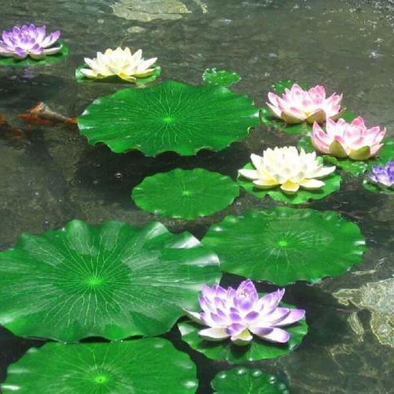Aquarium Fish In Pond - Daun Teratai Buatan 2026 Tanpa Bunga