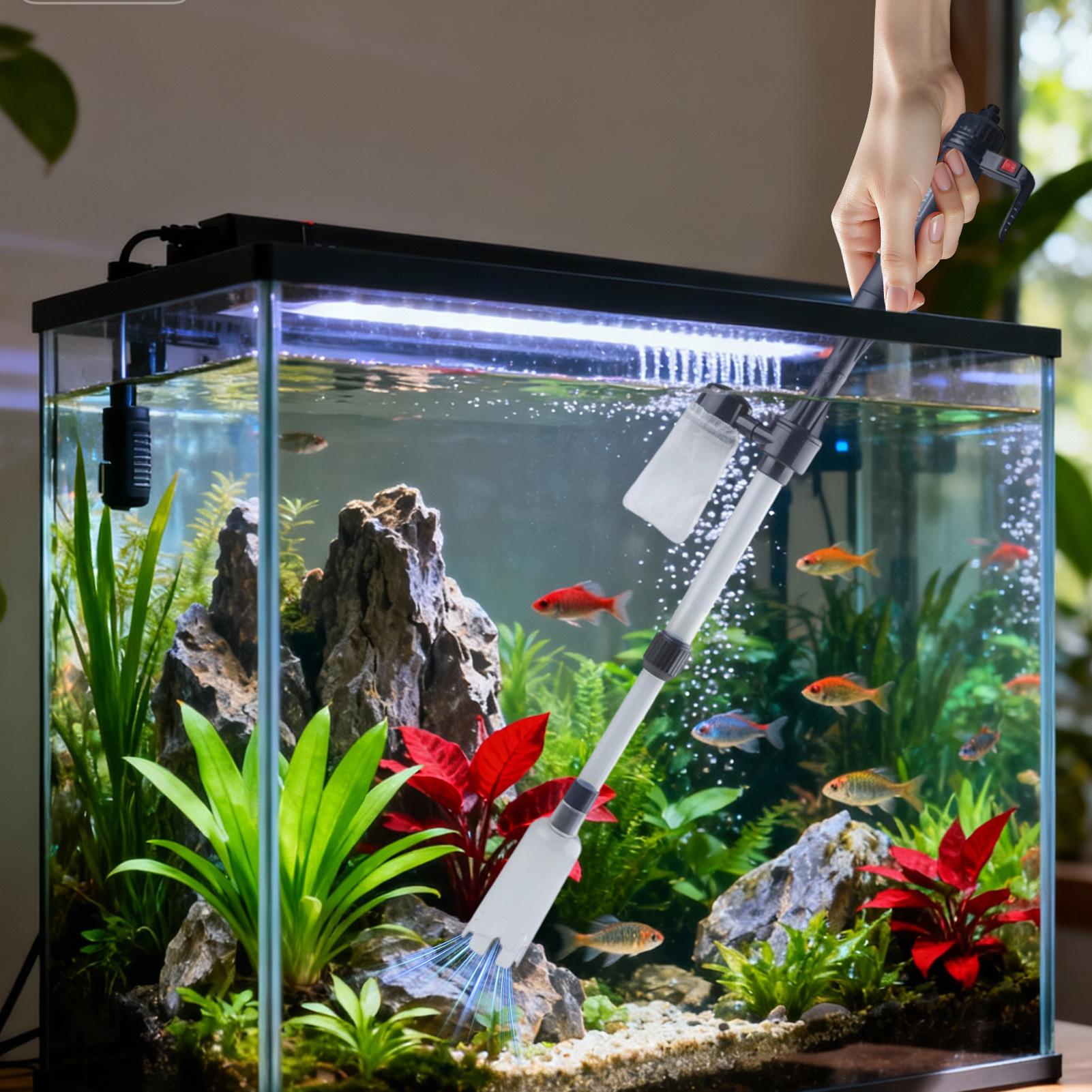 Aquarium Fish Waste Collector - Alat Pembersih Akuarium 3 in 1,