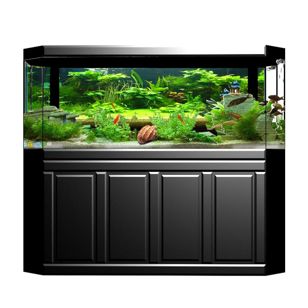 Fish In Aquarium Picture - Stiker Latar Belakang 3D Akuarium Gambar