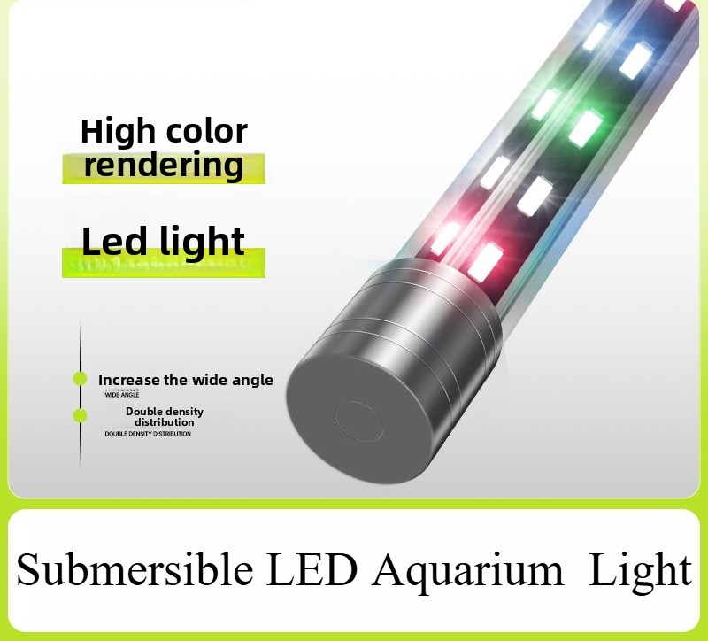 Aquarium Fish Discus - Lampu Akuarium LED Spektrum Penuh, Dapat