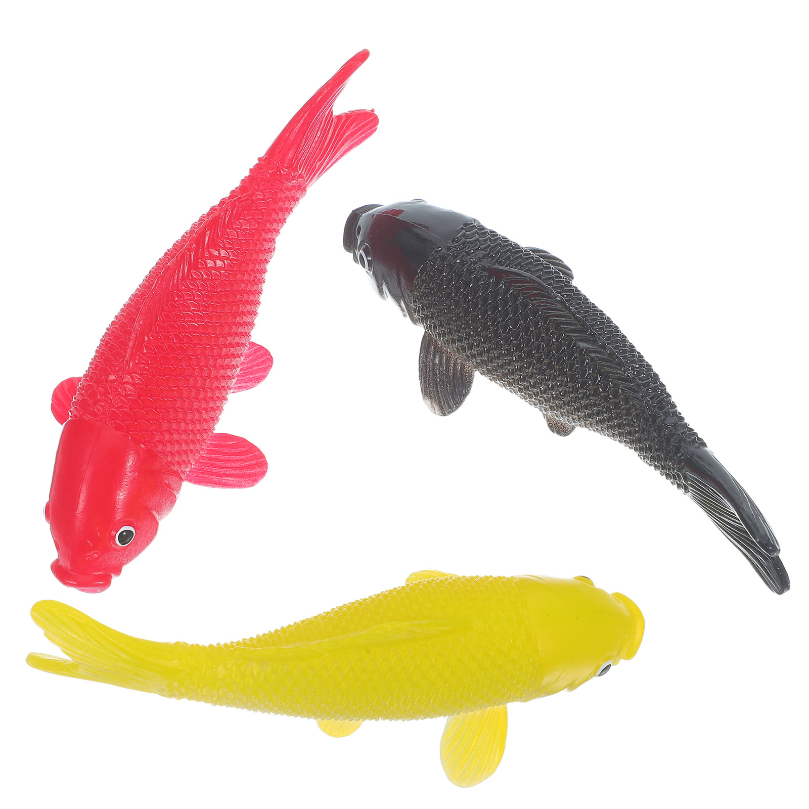Fish Toy In Aquarium - 3 Buah Mainan Kerajinan Ikan Patung