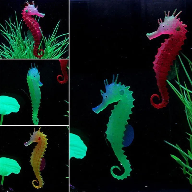 Aquarium Fish Discus - Buatan Aquarium Kuda Laut Hippocampus Ornamen