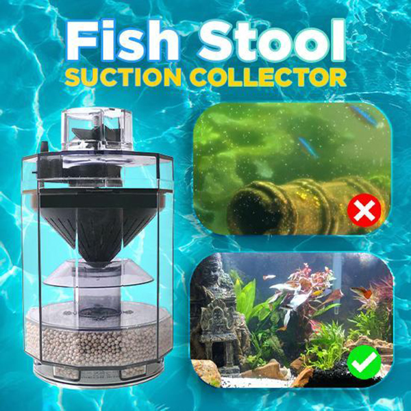 Aquarium Fish Waste Collector - Pengumpul limbah tangki ikan transparan akuarium