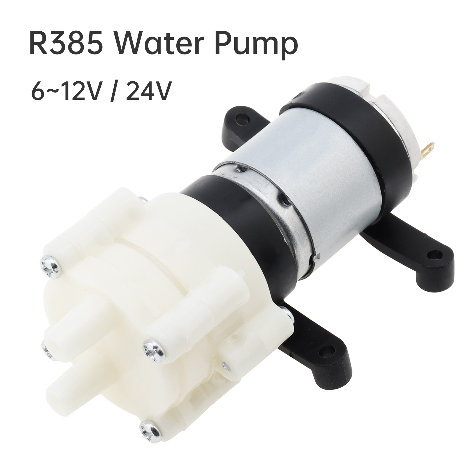 Aquarium Fish Electric - R385 Motor Pompa Air Mini 6-12V/24V