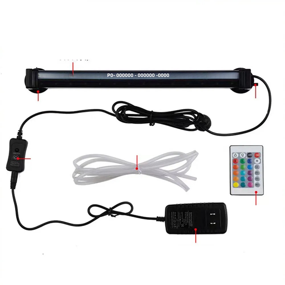 Aquarium Fish Colour - Lampu LED akuarium 50-60Hz, tangki ikan