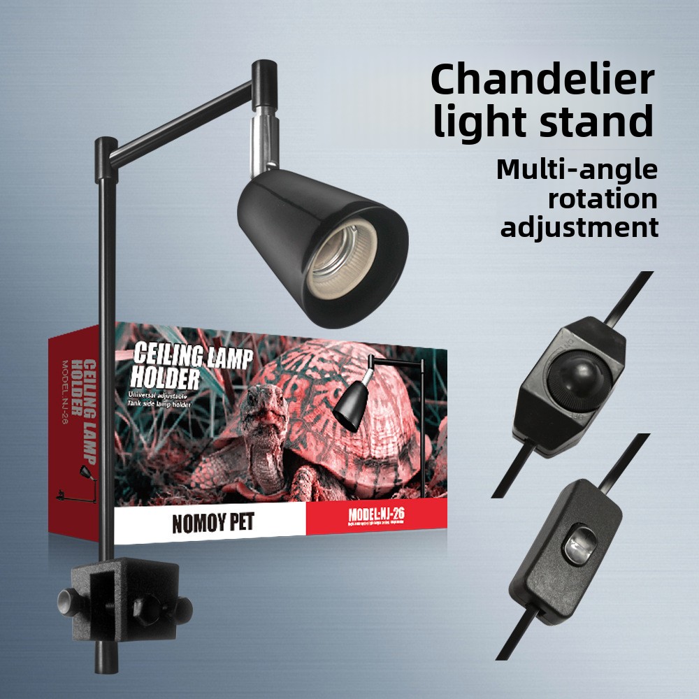 Aquarium Fish Lamp - Dudukan Lampu Reptil NOMOY dengan Penjepit