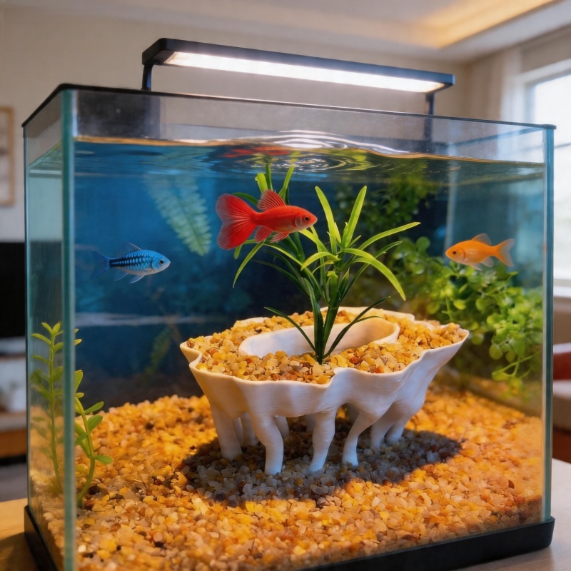 Aquarium Fish Games - Tanaman akuarium cetak 3D berbentuk akar