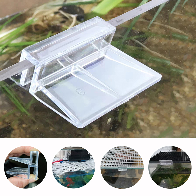 Aquarium Fish Lamp - Klip akrilik tangki ikan, penutup braket