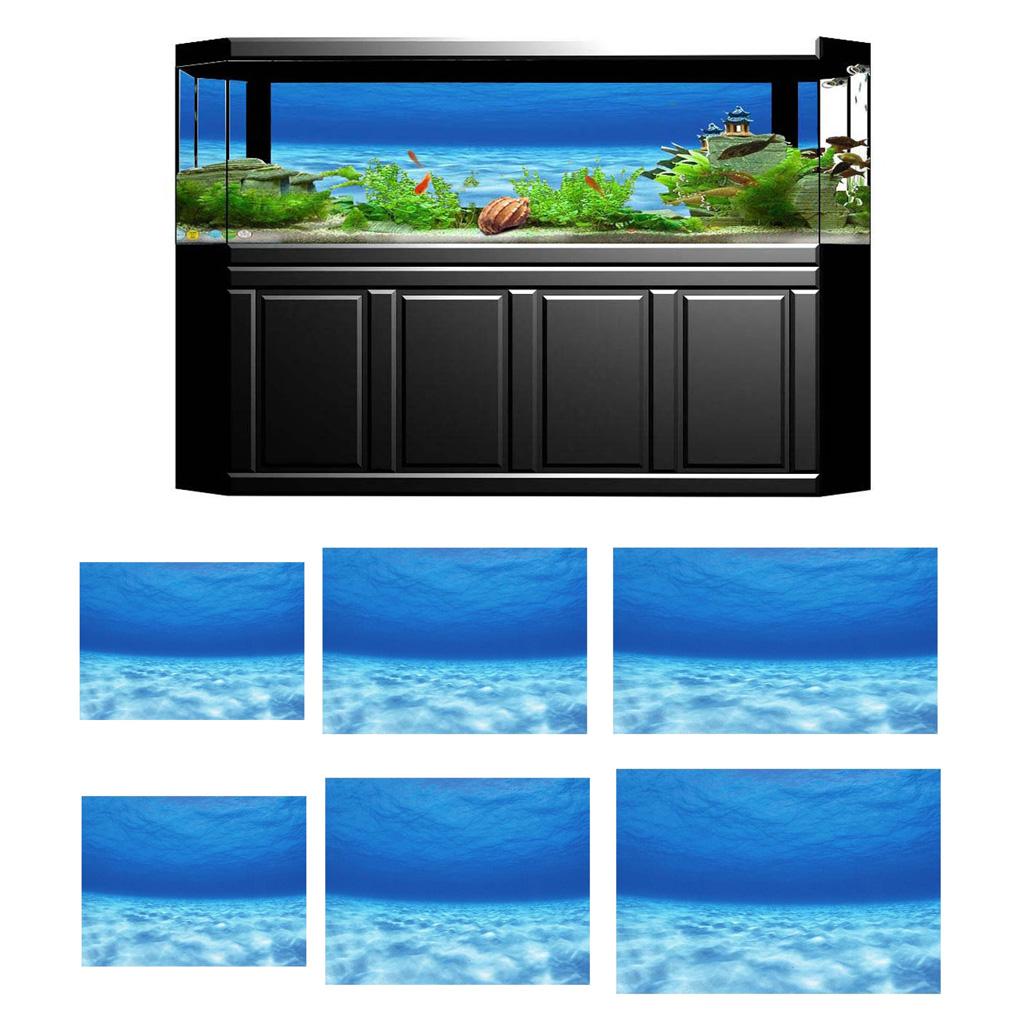 Fish In Aquarium Picture - Stiker Gambar 3D Latar Belakang Akuarium,
