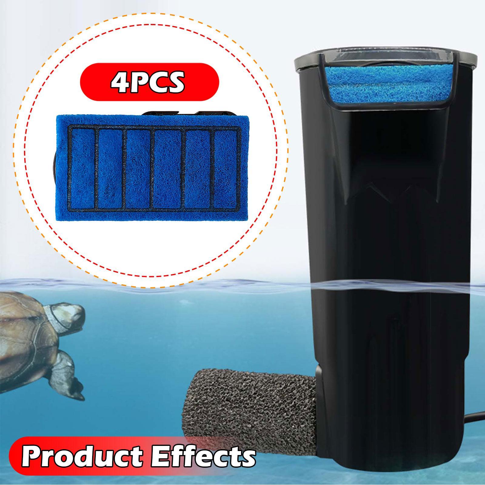 Aquarium Fish Accessories - 4 Buah Kartrid Filter Tangki Aksesori