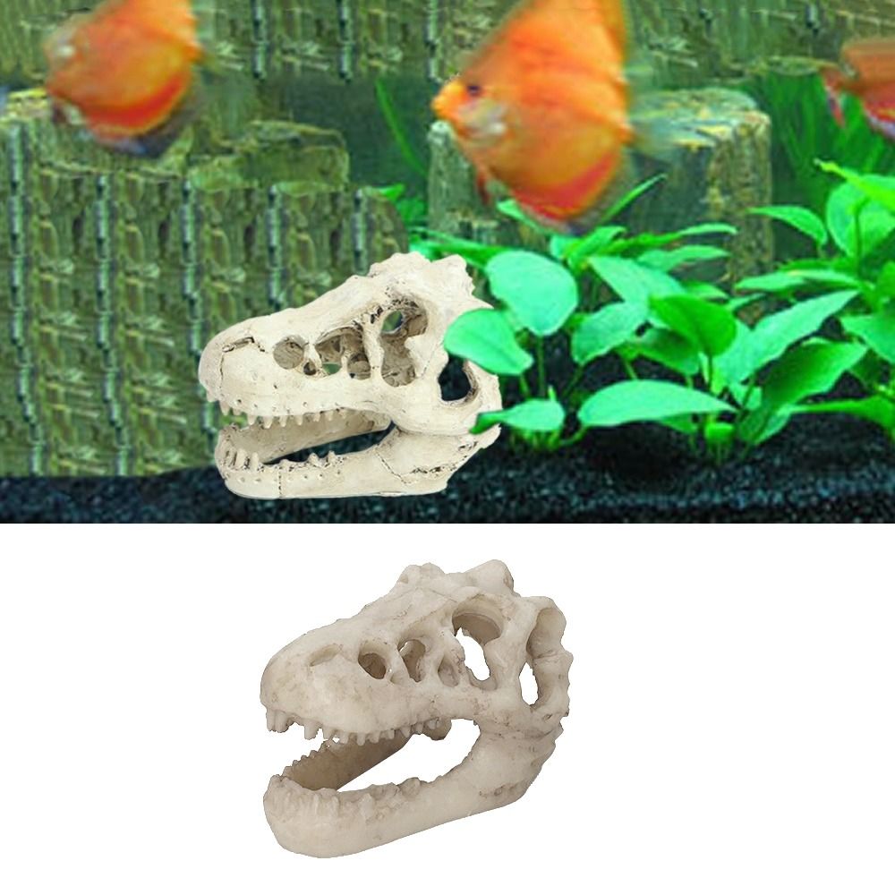 Dekorasi Aquarium, rumah dinos - Aquarium Fish Escape ulasan dan harga