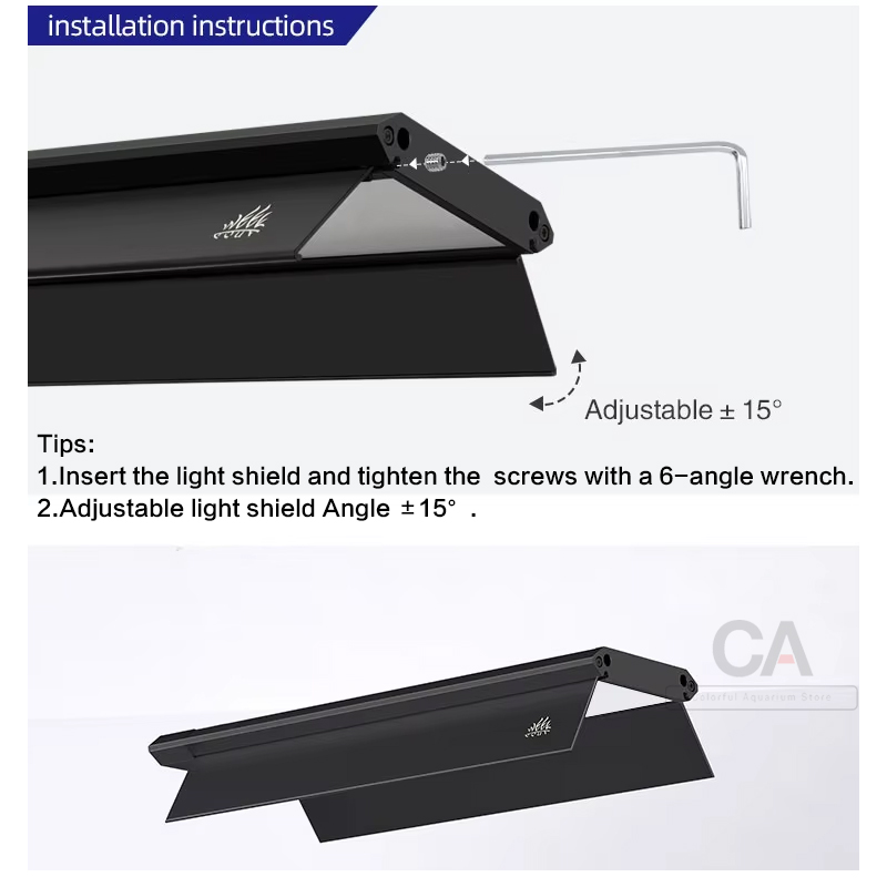 Aksesoris Lampu Akuarium WEEK  - Aquarium Fish Lamp ulasan dan harga