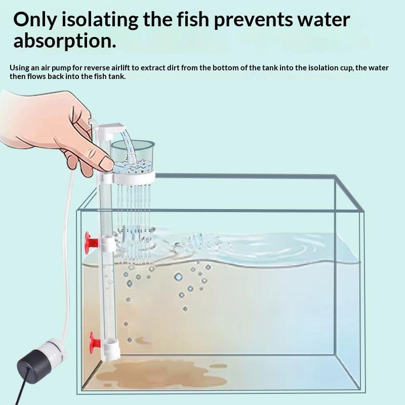 Penghisap Kotoran Ikan Air-Lif - Aquarium Fish Waste Collector ulasan dan harga
