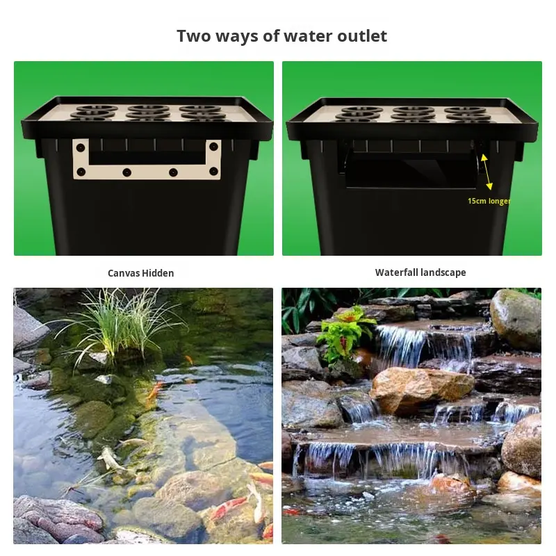 Sistem Filtrasi Air Terjun Kol - Aquarium Fish In Pond ulasan dan harga