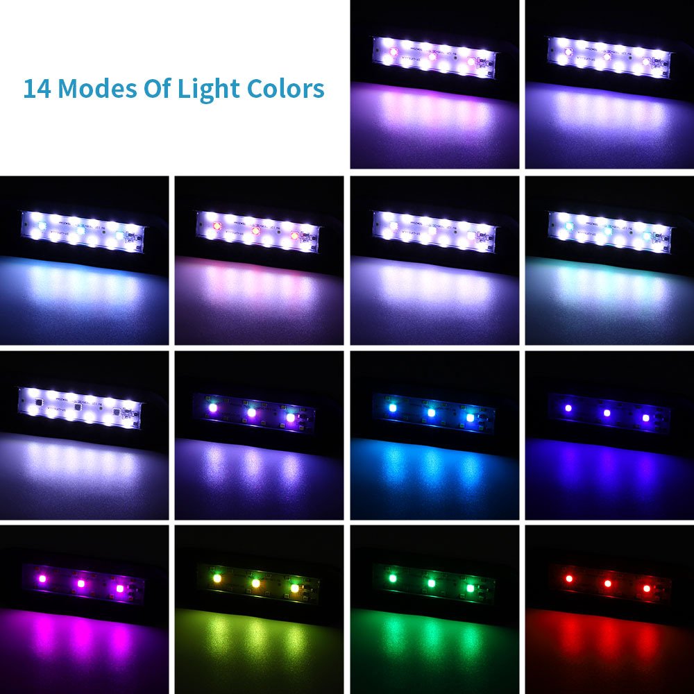 Colourful LED lampu akuarium U - Aquarium Fish Colour ulasan dan harga