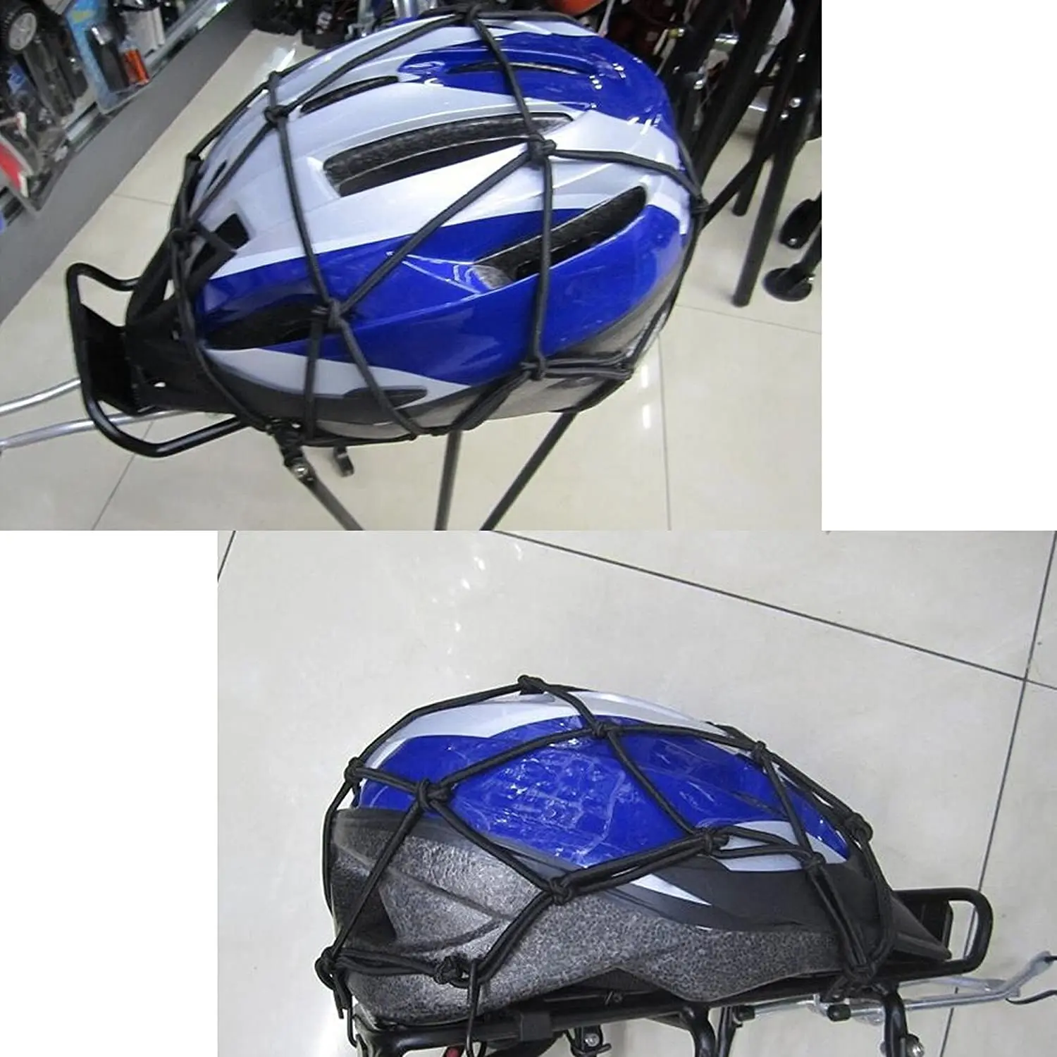 Jaring Bungee Elastis 40X40Cm  - Tank Divider Mesh ulasan dan harga