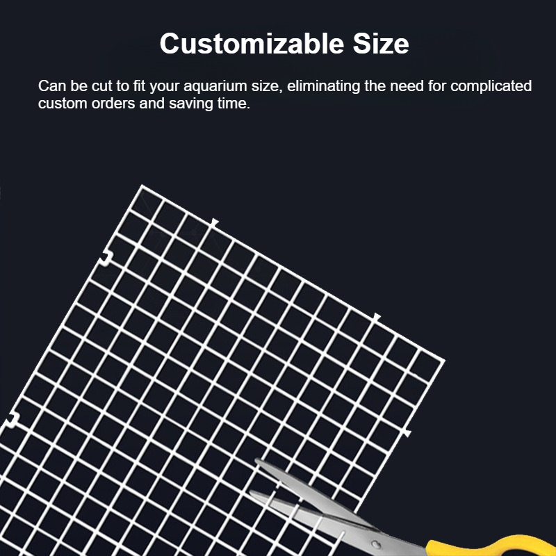 Panel Pembatas Akuarium Plasti - Tank Divider Mesh ulasan dan harga