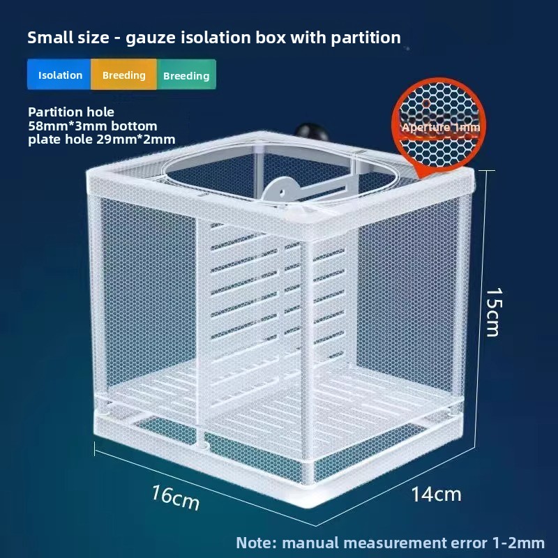 Kotak Isolasi Jaring Pembiakan - Tank Divider Mesh ulasan dan harga