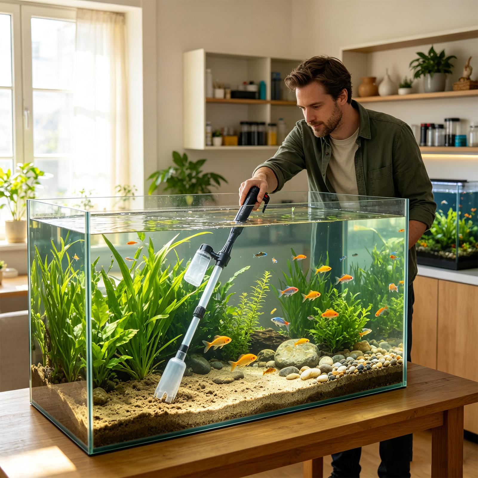 Alat Pembersih Akuarium 3 in 1 - Aquarium Fish Waste Collector ulasan dan harga