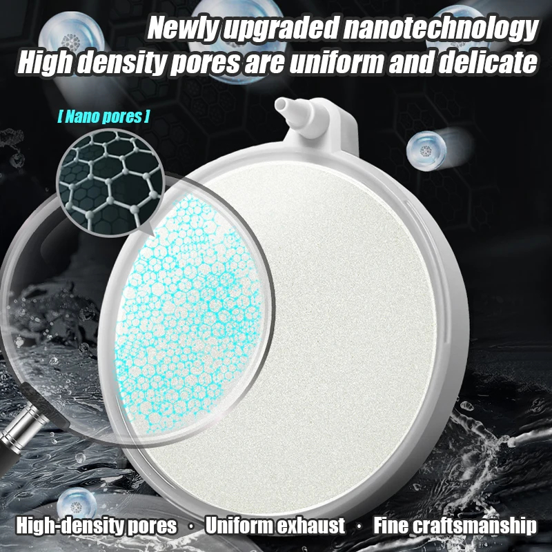 Nano Air Stone Oxygen Disc, Di - Aquarium Fish Discus ulasan dan harga