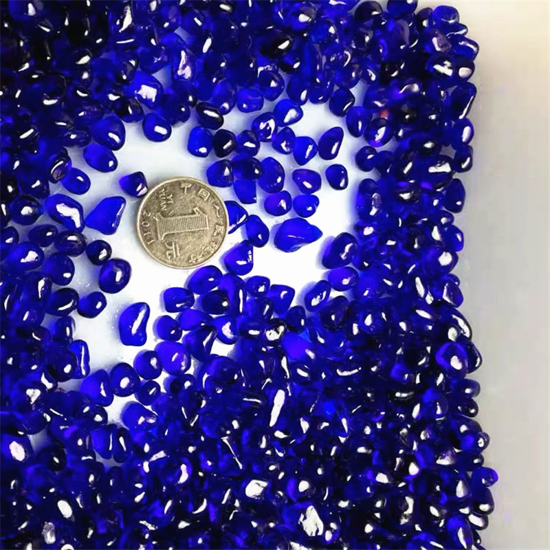 1000G Kaca Biru Kerikil Berwar - Aquarium Fish Colour ulasan dan harga