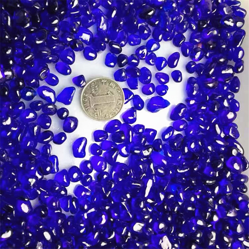 1000G Kaca Biru Kerikil Berwar - Aquarium Fish Colour ulasan dan harga