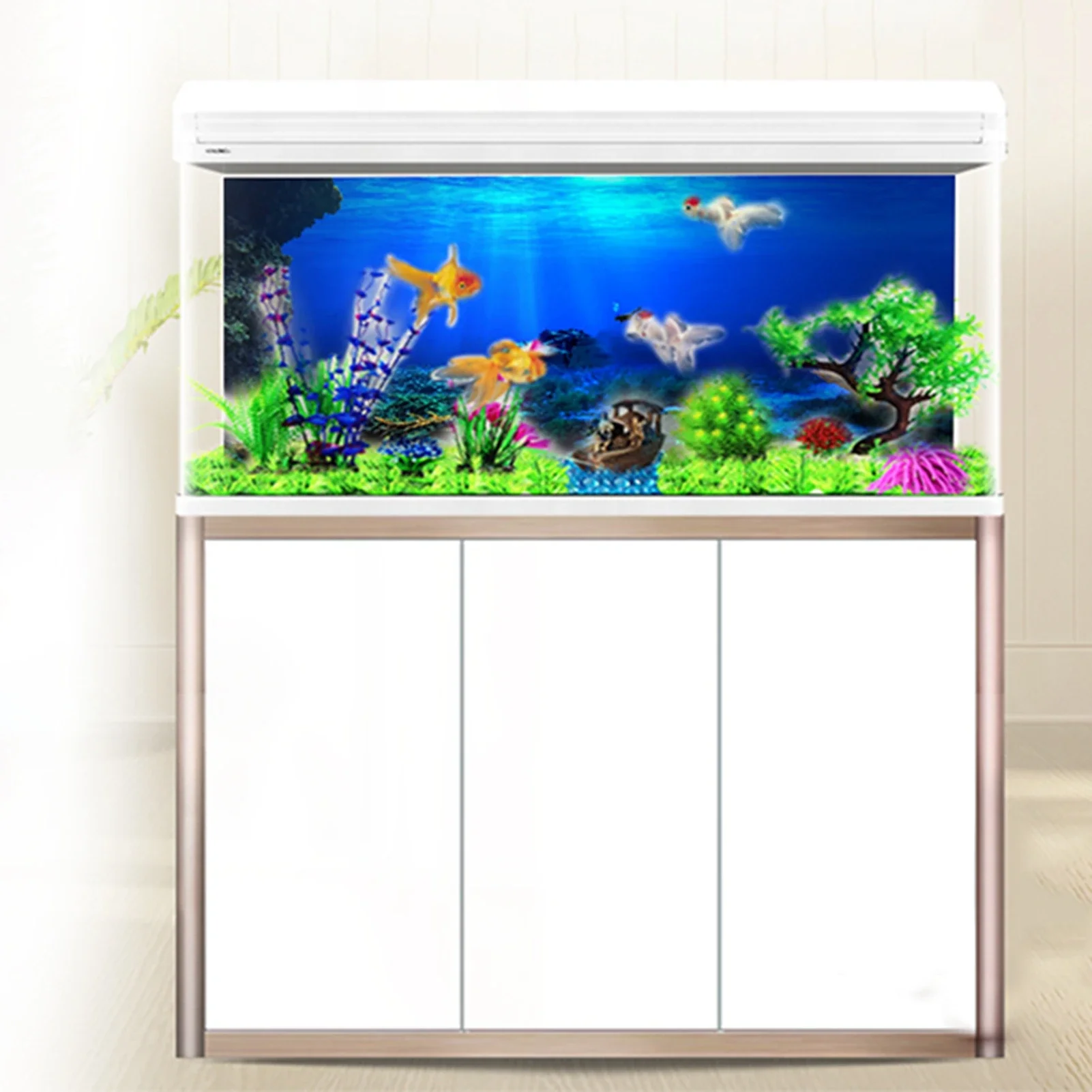 Hutan hujan akuarium Poster la - Fish In Aquarium Picture ulasan dan harga