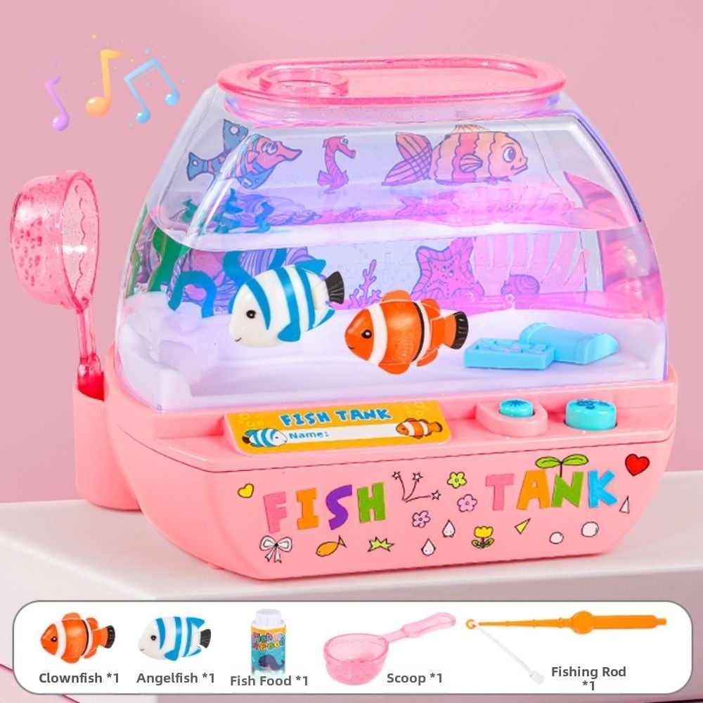 Mainan Akuarium Buatan Kreatif - Fish Toy In Aquarium ulasan dan harga