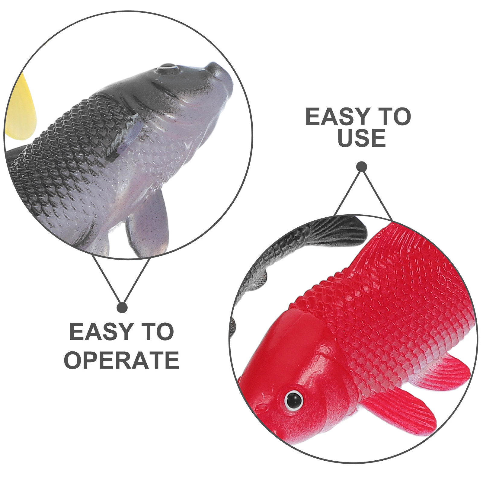 3 Buah Mainan Kerajinan Ikan P - Fish Toy In Aquarium ulasan dan harga