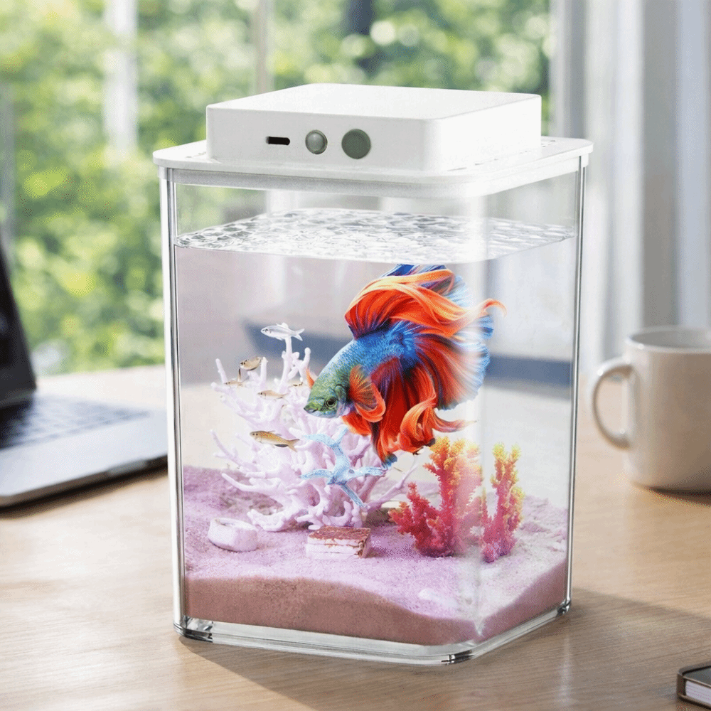 Akuarium Ikan Cupang Transpara - Fish Toy In Aquarium ulasan dan harga