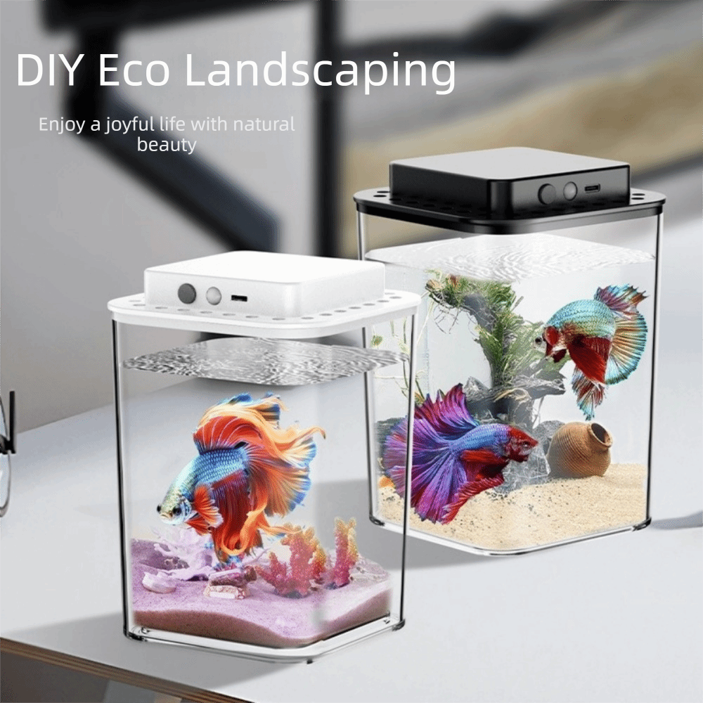 Akuarium Ikan Cupang Transpara - Fish Toy In Aquarium ulasan dan harga