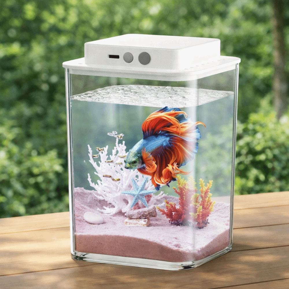Akuarium Ikan Cupang Transpara - Fish Toy In Aquarium ulasan dan harga