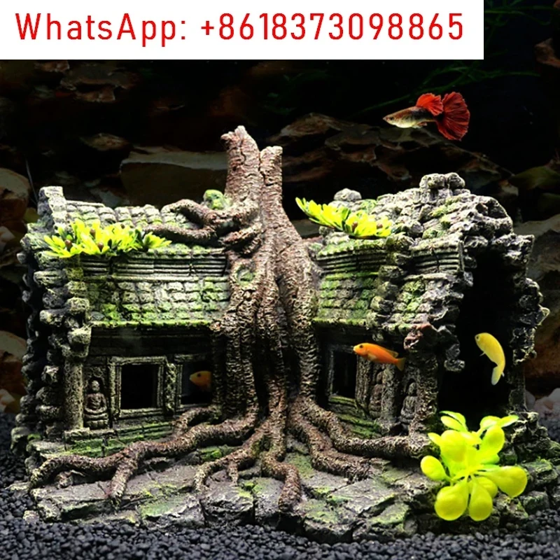Dekorasi Akuarium Kayu Rumah P - Aquarium Fish Accessories ulasan dan harga
