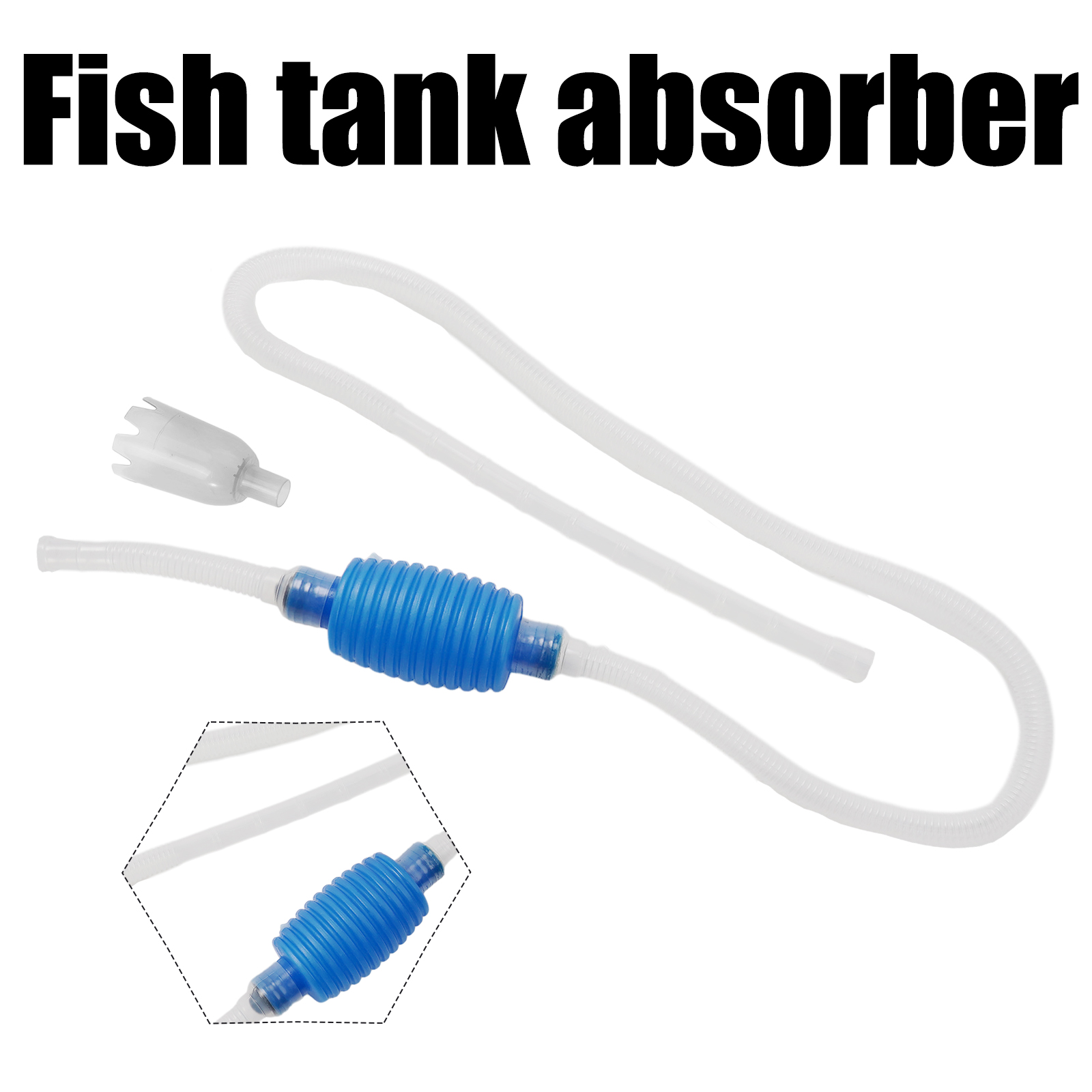 Pompa Vakum Akuarium Manual un - Aquarium Fish Waste Collector ulasan dan harga