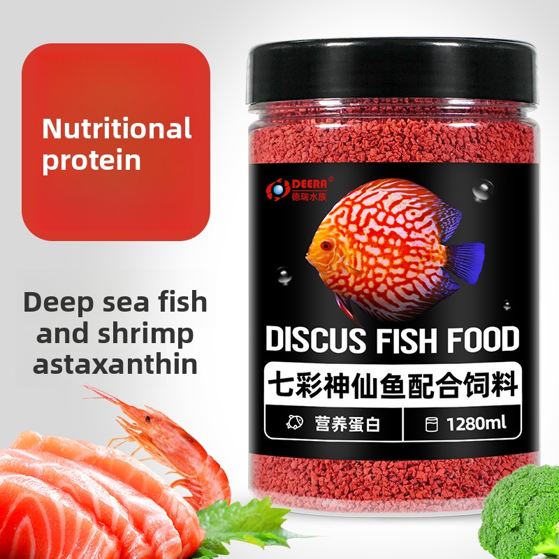 Makanan Ikan Discus Butiran Ke - Aquarium Fish Discus ulasan dan harga