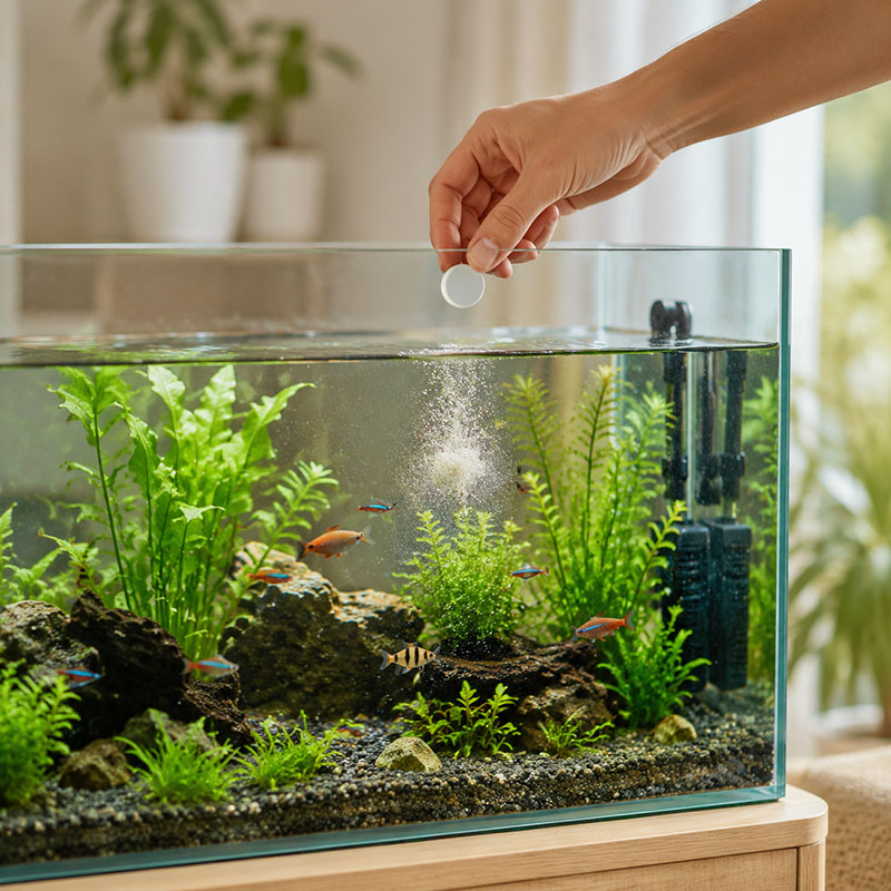 Tablet Penghilang Alga Akuariu - Aquarium Fish Store ulasan dan harga
