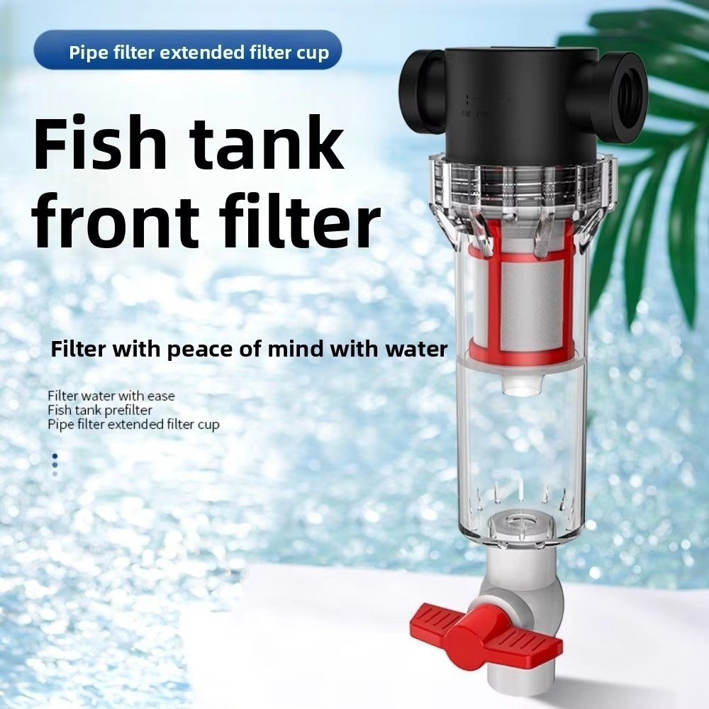 1/2 3/4 Pemisah Kotoran Akuari - Aquarium Fish Waste Collector ulasan dan harga