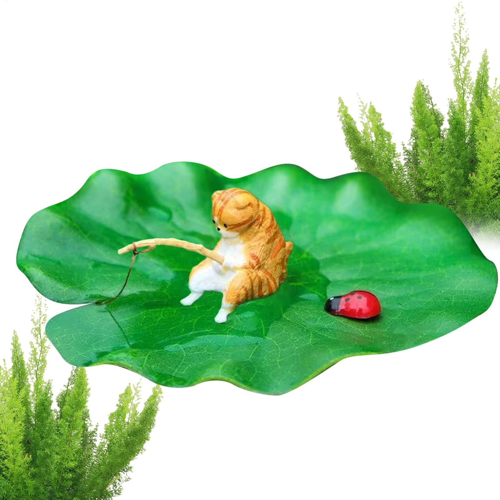 Dekorasi Akuarium Model Daun T - Aquarium Fish Escape ulasan dan harga