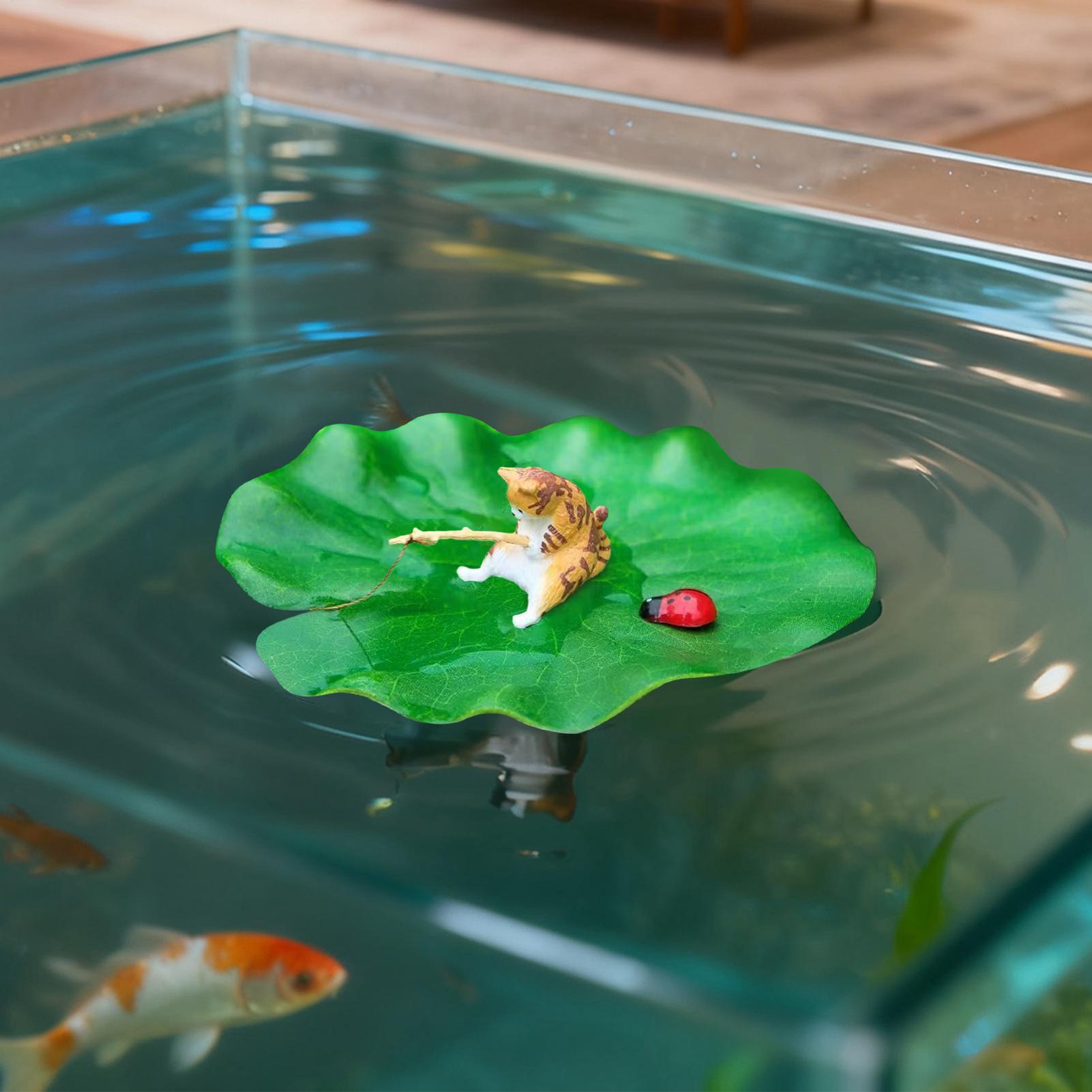 Dekorasi Akuarium Model Daun T - Aquarium Fish Escape ulasan dan harga