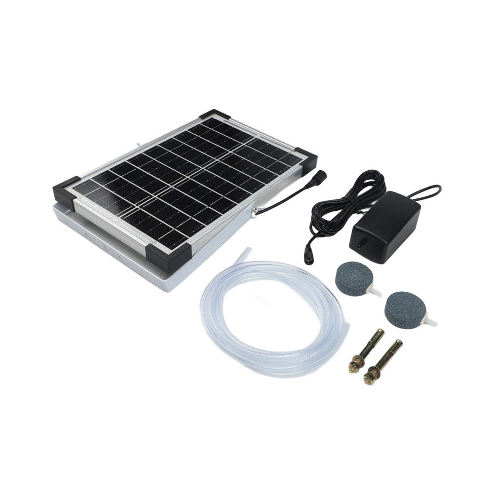 Pompa Oksigen Tenaga Surya 5W  - Aquarium Fish In Pond ulasan dan harga