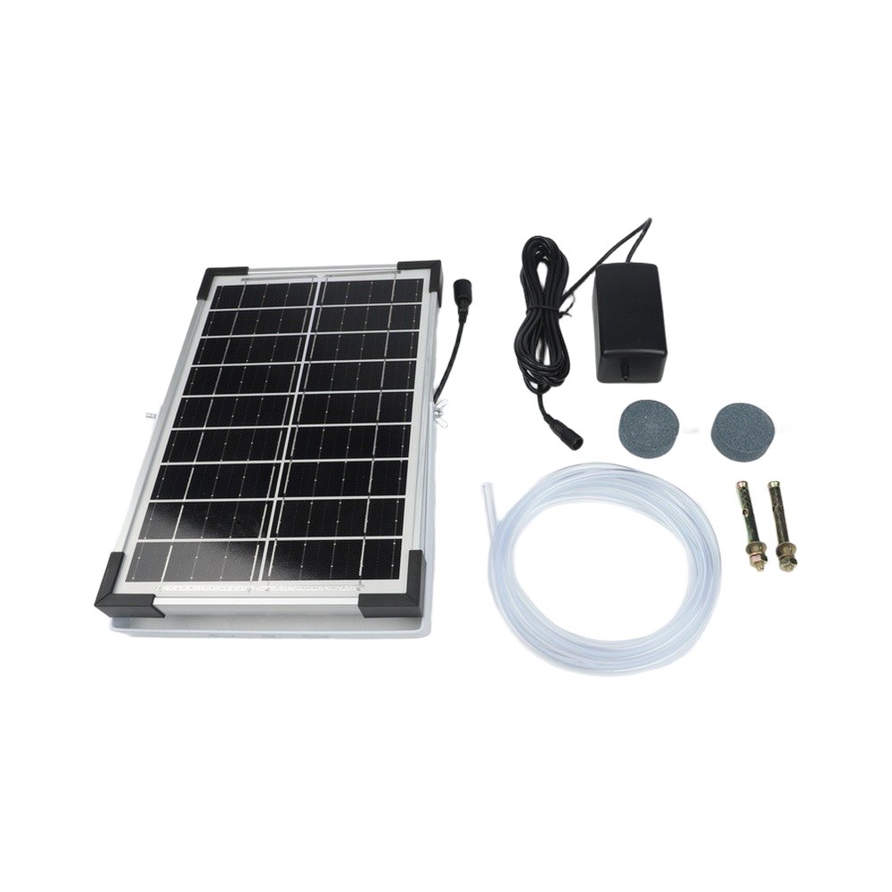 Pompa Oksigen Tenaga Surya 5W  - Aquarium Fish In Pond ulasan dan harga